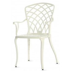 HITIT πολυθρόνα κήπου σιδερένια με polypropylene ΛΕΥΚΗ, 50x42xΗ92 HITIT πολυθρόνα κήπου σιδερένια με polypropylene ΛΕΥΚΗ, 50x42xΗ92